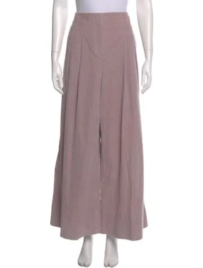 Pre-owned Twp Wide Leg Pants In Purple