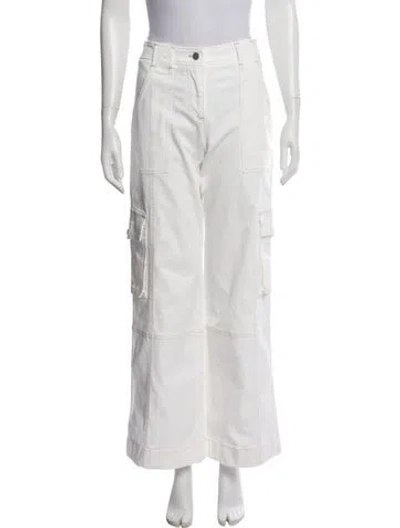 Pre-owned Twp Wide Leg Pants In White