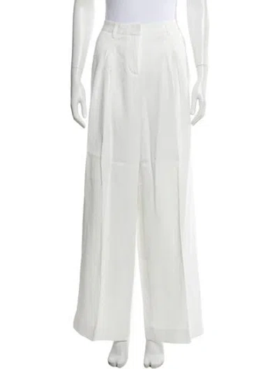 Pre-owned Twp Wide Leg Pants In White