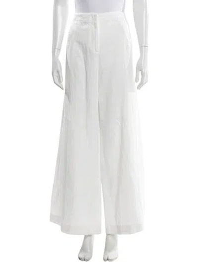 Pre-owned Twp Wide Leg Pants In White