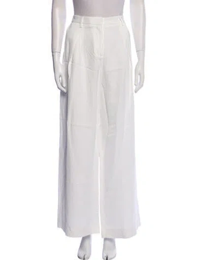 Pre-owned Twp Wide Leg Pants In White