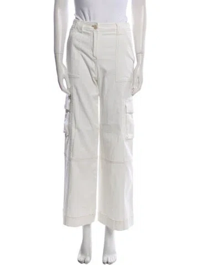 Pre-owned Twp Wide Leg Pants In White