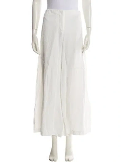 Pre-owned Twp Wide Leg Pants In White