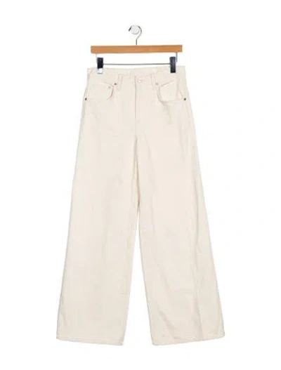Pre-owned Twp Wide Leg Pants In White