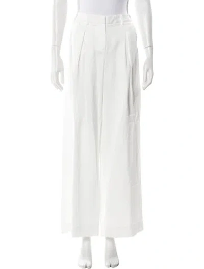 Pre-owned Twp Wide Leg Pants In White