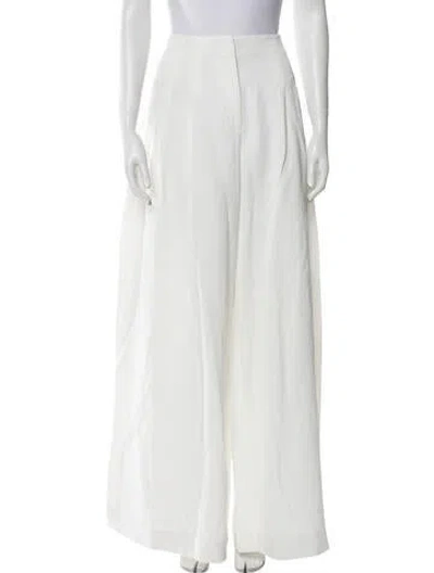 Pre-owned Twp Wide Leg Pants In White