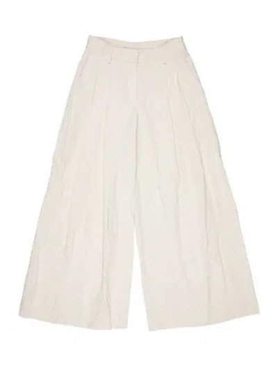 Pre-owned Twp Wide Leg Pants In White