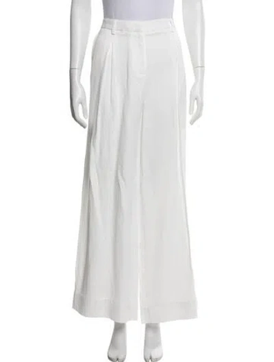 Pre-owned Twp Wide Leg Pants In White