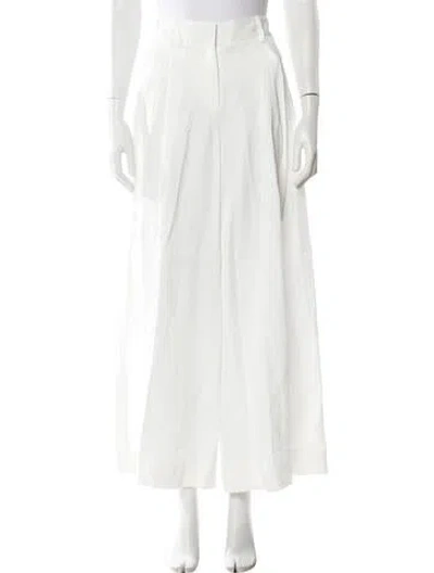 Pre-owned Twp Wide Leg Pants In White