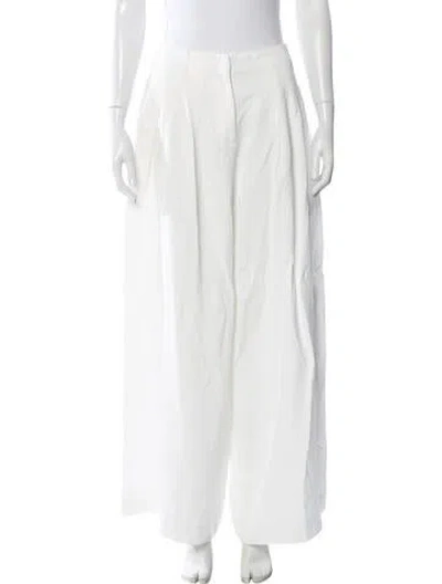 Pre-owned Twp Wide Leg Pants In White