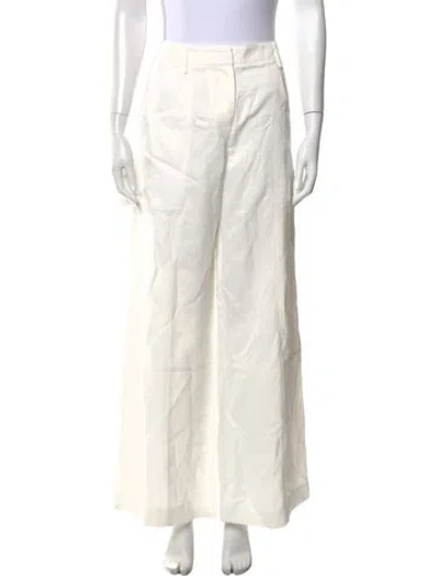 Pre-owned Twp Wide Leg Pants In White
