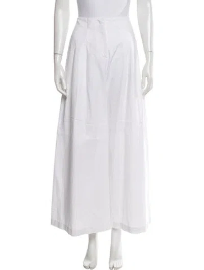 Pre-owned Twp Wide Leg Pants In White