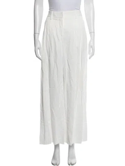 Pre-owned Twp Wide Leg Pants In White