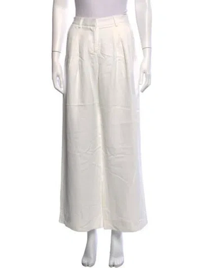 Pre-owned Twp Wide Leg Pants In White