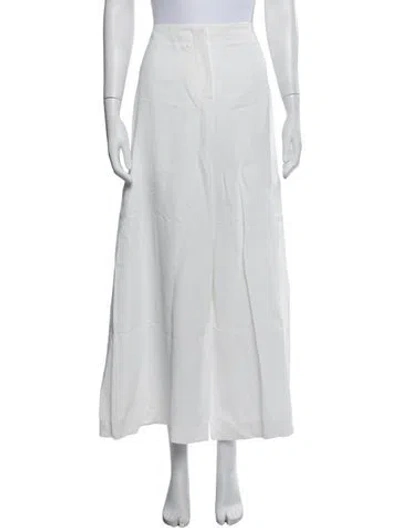 Pre-owned Twp Wide Leg Pants In White