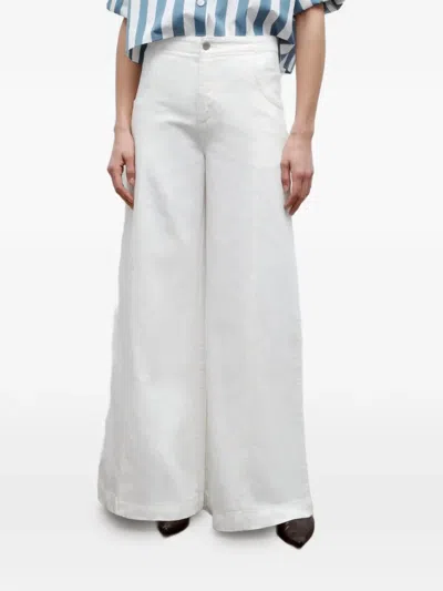 Twp Wide-leg Jeans In White
