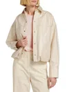 Twp Women's A Rainy Day Crop Jacket In Clear Khaki