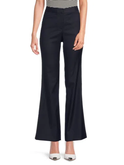 Twp Women's Bowie Virgin Wool Blend Flare Pants In Midnight