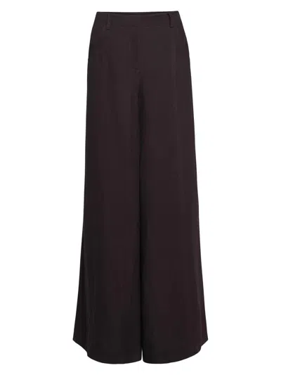 Twp Women's Dees High-rise Wide-leg Trousers In Brown