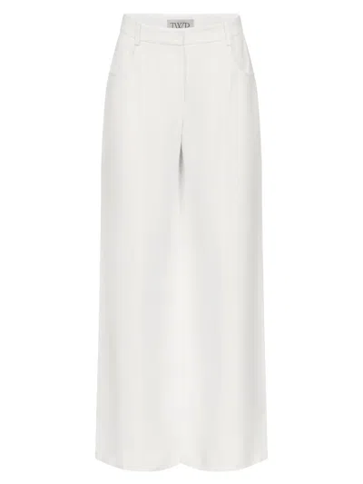 Twp Women's Demie Linen Pants In White