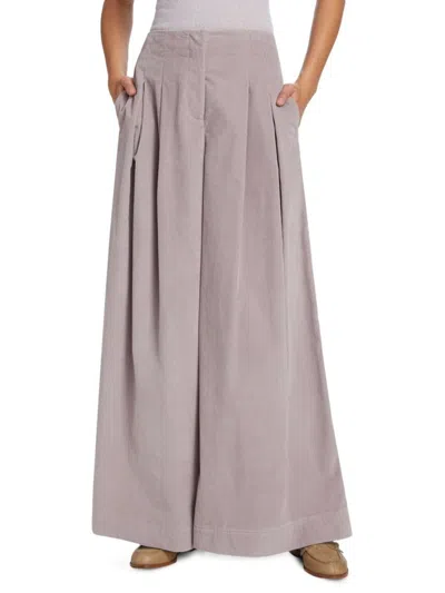Twp Women's Drew Corduroy Wide-leg Pants In Multi