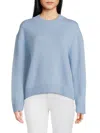 Twp Women's Dropped Shoulder Cashmere Sweater In Celestino