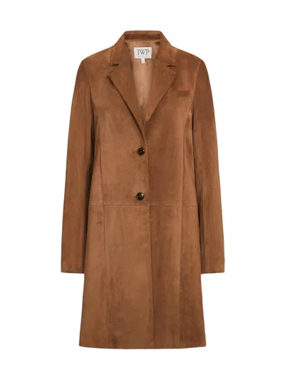 Twp Women's Easy Suede Car Coat In Martora