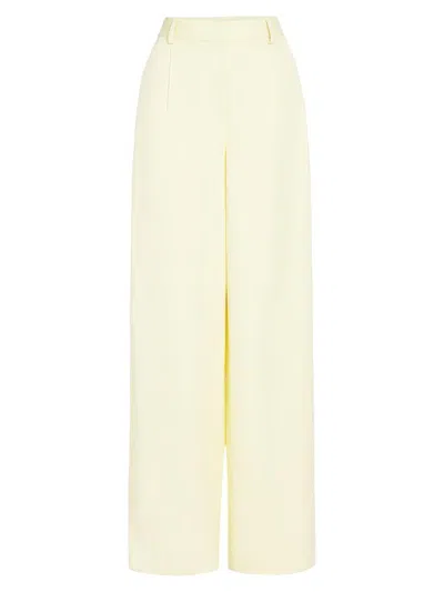 Twp Women's Hudson St. Linen-blend Pants In Yellow