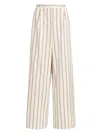 Twp Hudson St Cotton-silk Pants In White