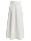 Twp Cecelia Flared Skirt In White