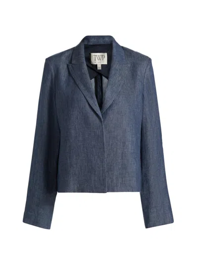Twp Women's Lucy Cashmere Blazer In Blue