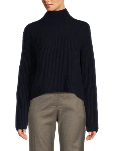 Twp Women's Macie Ribbed Cashmere Sweater In Midnight