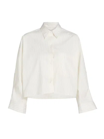 Twp Women's Next Ex Cotton Shirt In White