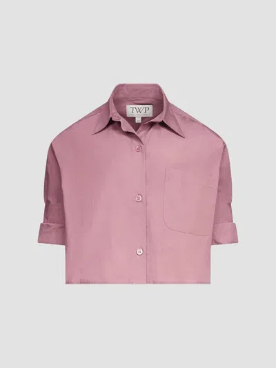 Twp Women's Next Ex Cotton Shirt In Plum