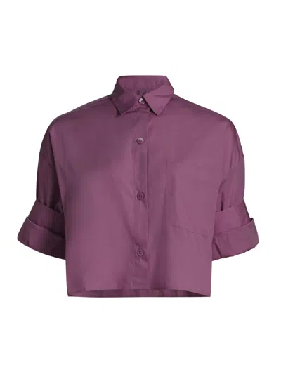Twp Women's Next Ex Cotton Shirt In Purple