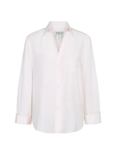 Twp Women's Next Morning Cotton Shirt In Gray