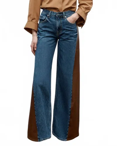 Twp Women's Ramblin Man Jean In Paris & Mahogany In Multi