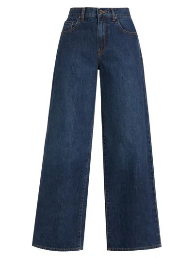 Twp Women's Tiny Dancer Wide-leg Jeans In Blue