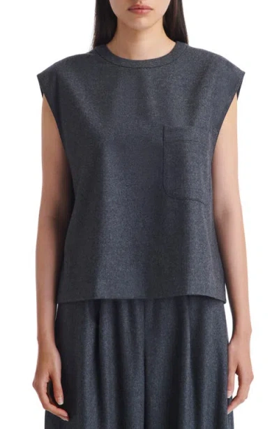 Twp Muscle Tee Charcoal