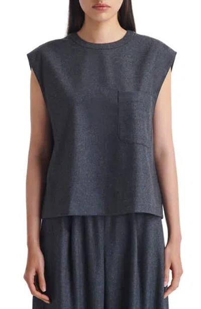 TWP TWP WOOL & CASHMERE BLEND MUSCLE T-SHIRT