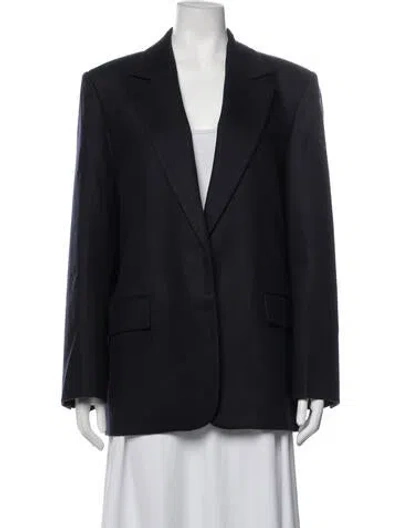 Pre-owned Twp Wool Blazer In Black
