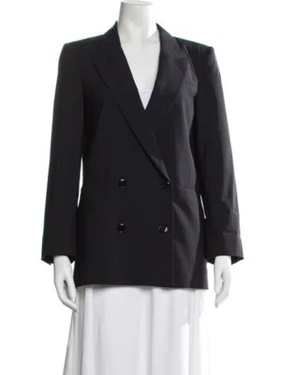 Pre-owned Twp Wool Blazer In Blue