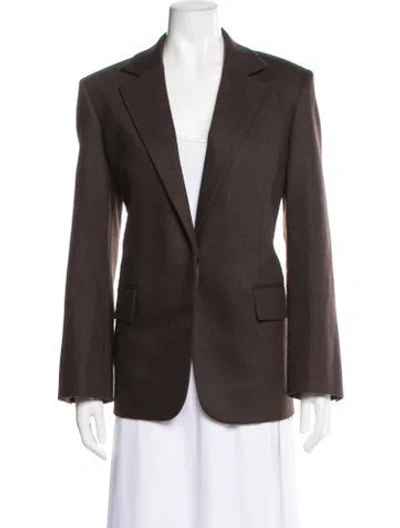 Pre-owned Twp Wool Blazer In Brown