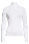 Twp Ribbed Merino Wool Turtleneck Sweater In White