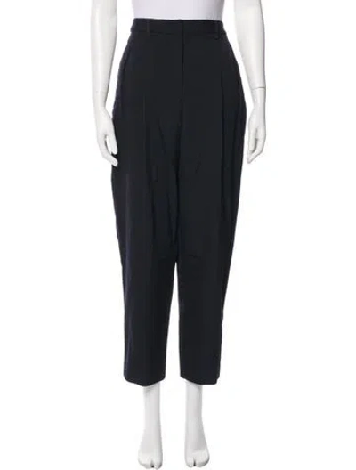 Pre-owned Twp Wool Straight Leg Pants In Gray