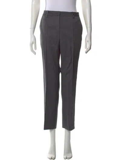 Pre-owned Twp Wool Straight Leg Pants W/ Tags In Gray