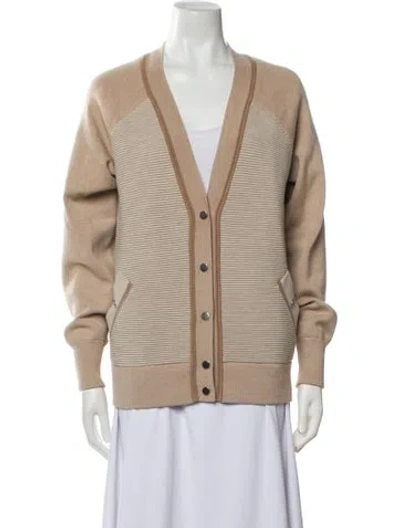 Pre-owned Twp Wool Striped Jacket In Neutral