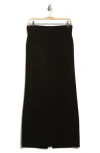 Twp Wool Sweater Skirt In Black