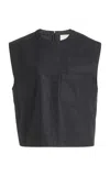 Twp Oversize Muscle Tee In Charcoal In Dark Grey