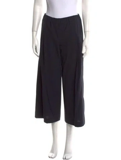 Pre-owned Twp Wool Wide Leg Pants In Blue